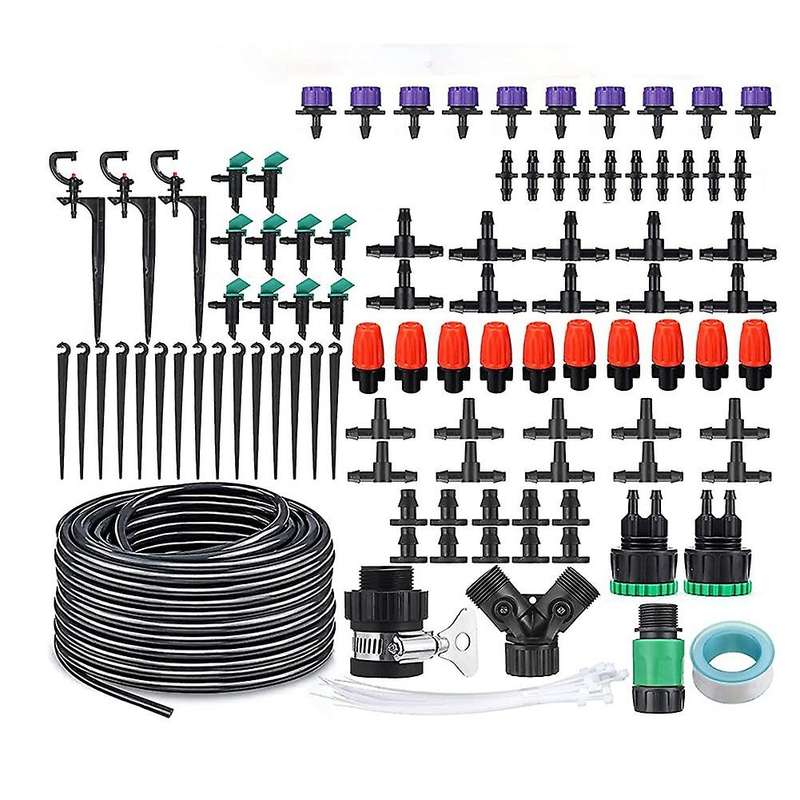 Irrigation System Mini Drip Irrigation Kit with Adjustable Nozzle