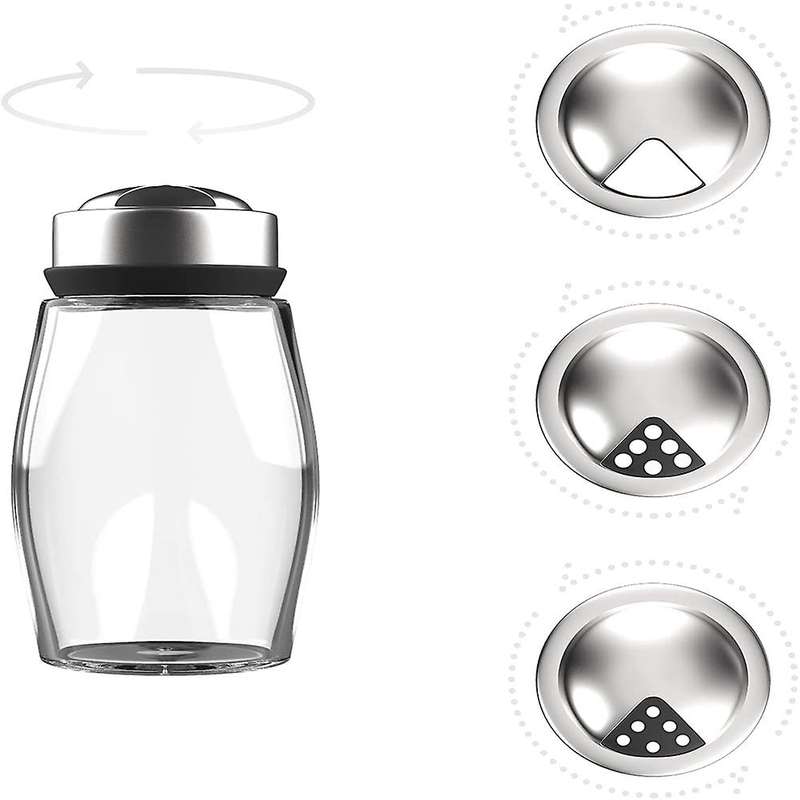 Rotary Seasoning Rack Black Seasoning Bottle Box Seasoning Jar