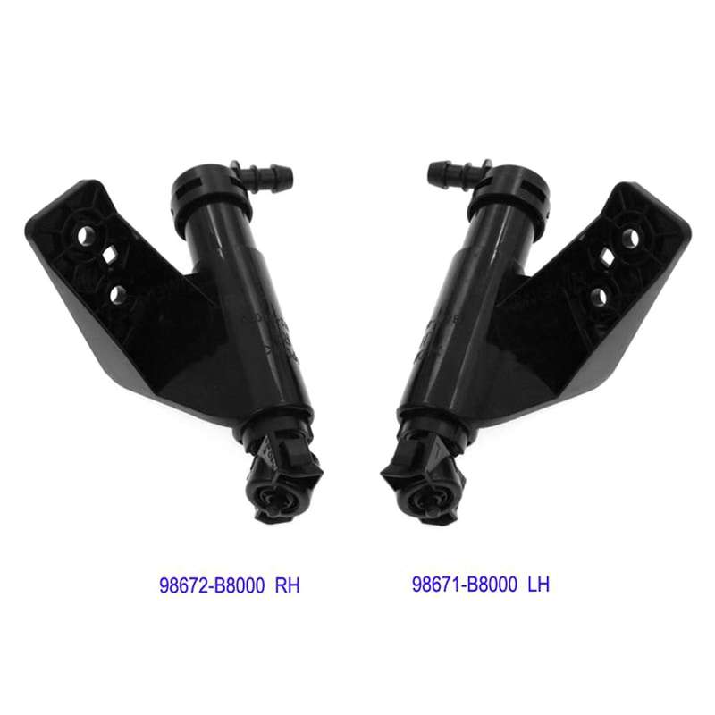 Headlight Washer Spray Nozzle with Cap for Hyundai Santa Fe 2013-2016