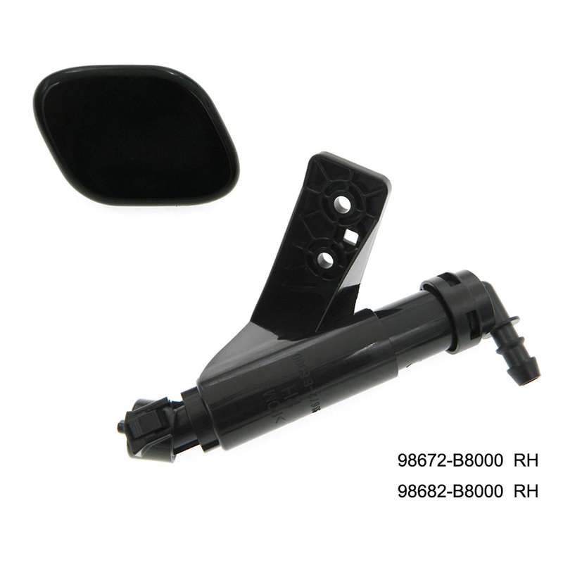 Headlight Washer Spray Nozzle with Cap for Hyundai Santa Fe 2013-2016