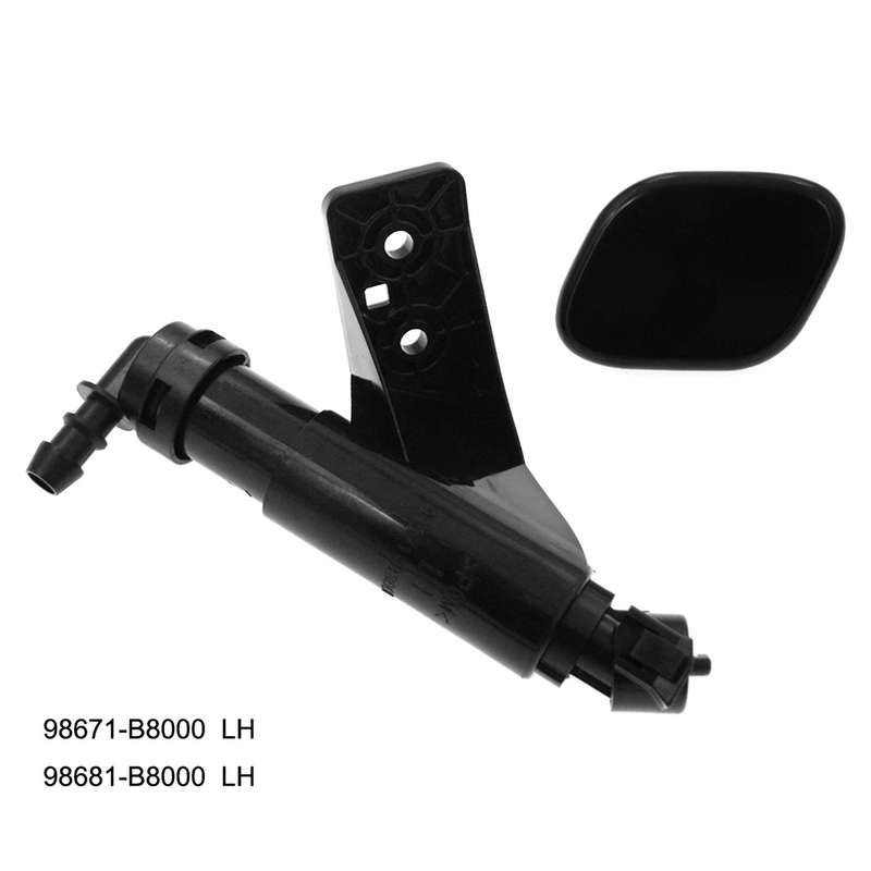 Headlight Washer Spray Nozzle with Cap for Hyundai Santa Fe 2013-2016
