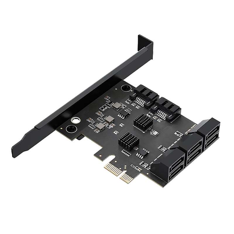 8 Ports Sata 6gbps to Pci Express Controller Card Board for Pc A