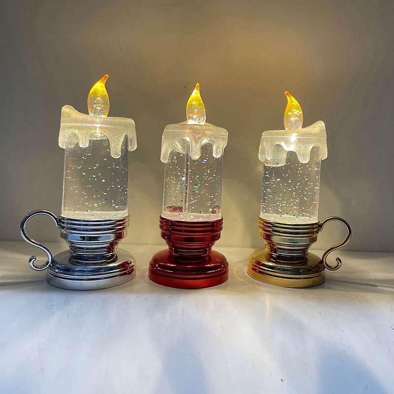 Retro Small Oil Lamp Electronic Candle Led Light Pony Lantern