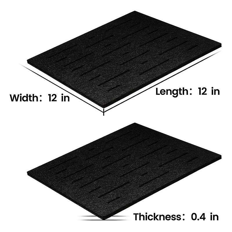 12 Pcs Absorbing Tiles for Echo and Bass Isolation,for Wall Decor