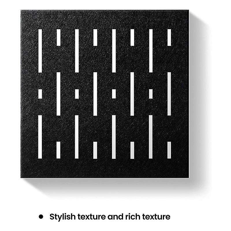 12 Pcs Absorbing Tiles for Echo and Bass Isolation,for Wall Decor