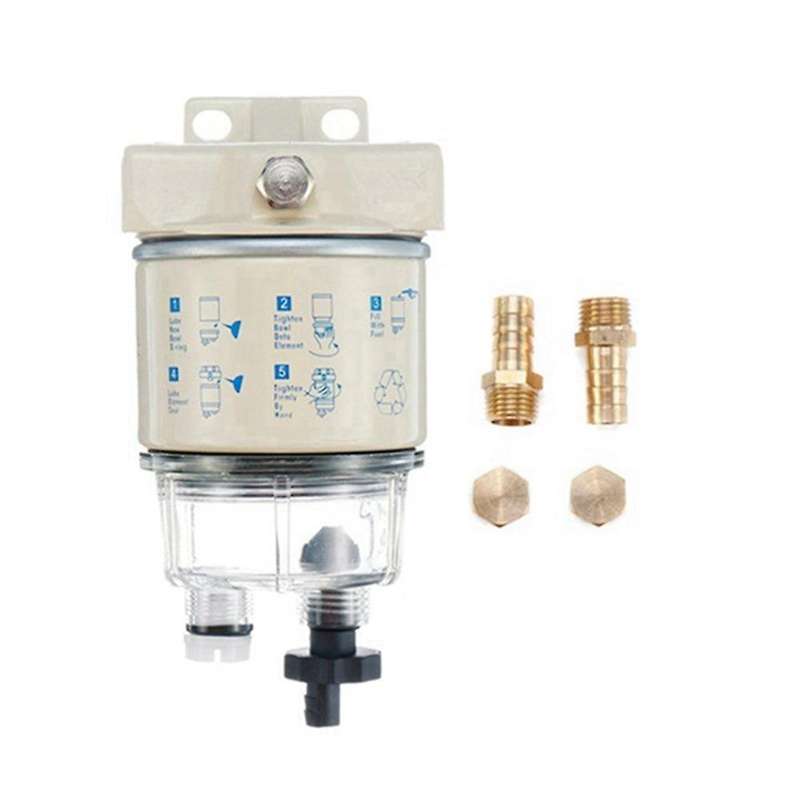 2pcs Fuel Filter R12t R12s R12p Fuel/ Water Separator Assembly