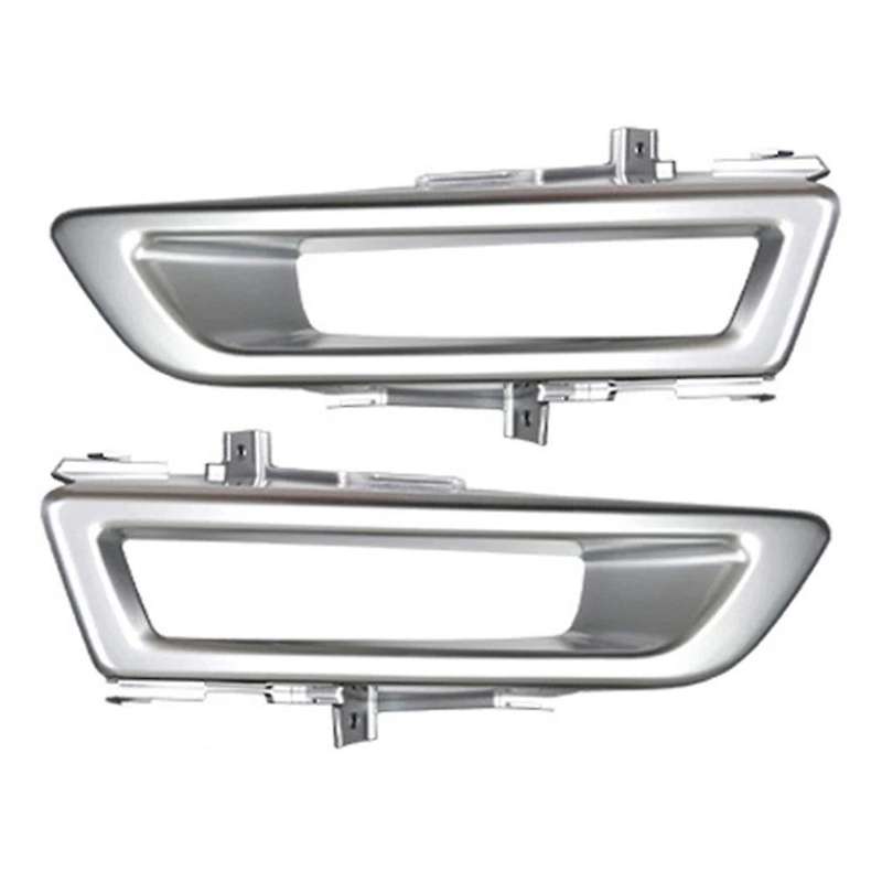 Lr061234 Lr061299 Car Front Fog Light Lamp Frame Cover Trim Silver