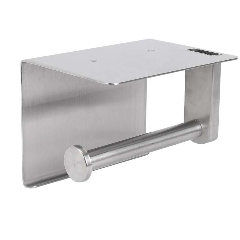 Self-adhesive Or Wall-drilling Toilet Paper Tissue Holders Storage