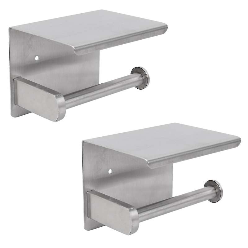 Self-adhesive Or Wall-drilling Toilet Paper Tissue Holders Storage