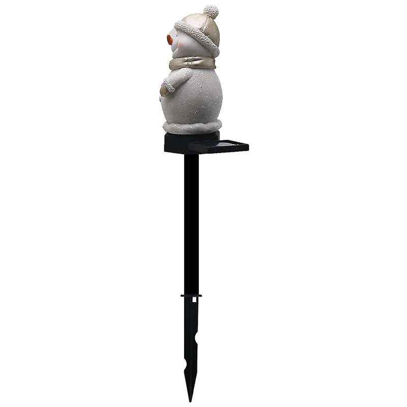 3 Pcs Snowman Solar Led Lawn Light Landscape Light for Decoration