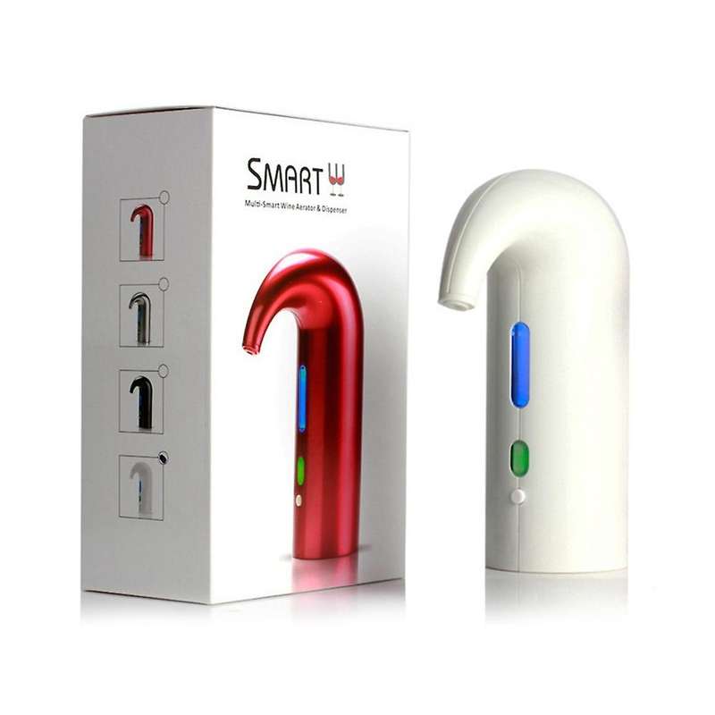 Electric Wine Pourer Wine Aerator Portable One-touch Automatic White