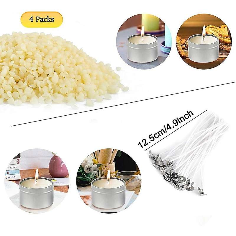 Candle Making Kit Supplies,pouring Pot,candle Wicks,sticker and Spoon