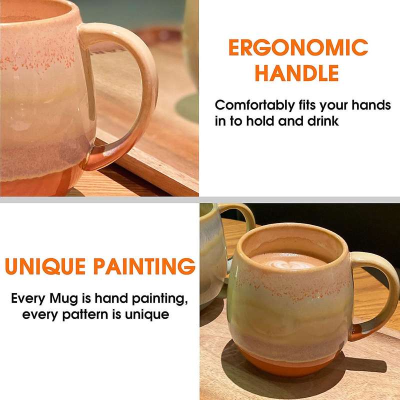 Couple Type Ceramic Large Capacity Mug Coffee Cup Office Water Cup