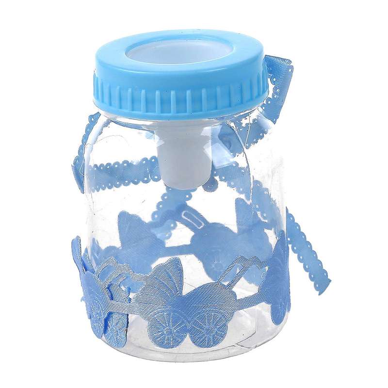 Baby Bottle Wedding Favors and Gifts Decoration(light Blue) 9 X 4cm