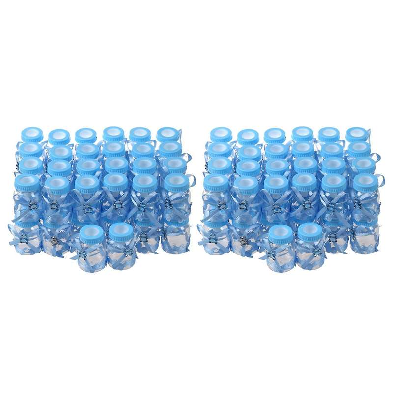 Baby Bottle Wedding Favors and Gifts Decoration(light Blue) 9 X 4cm