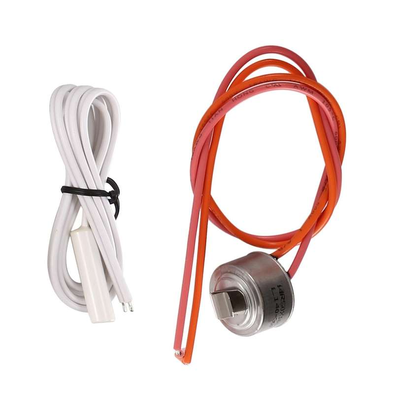 2sets for Wr51x10055 Refrigerator Heater Wr55x10025 Sensor Thermostat