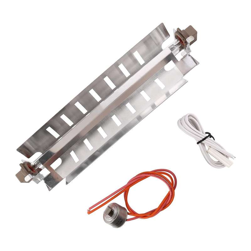 2sets for Wr51x10055 Refrigerator Heater Wr55x10025 Sensor Thermostat