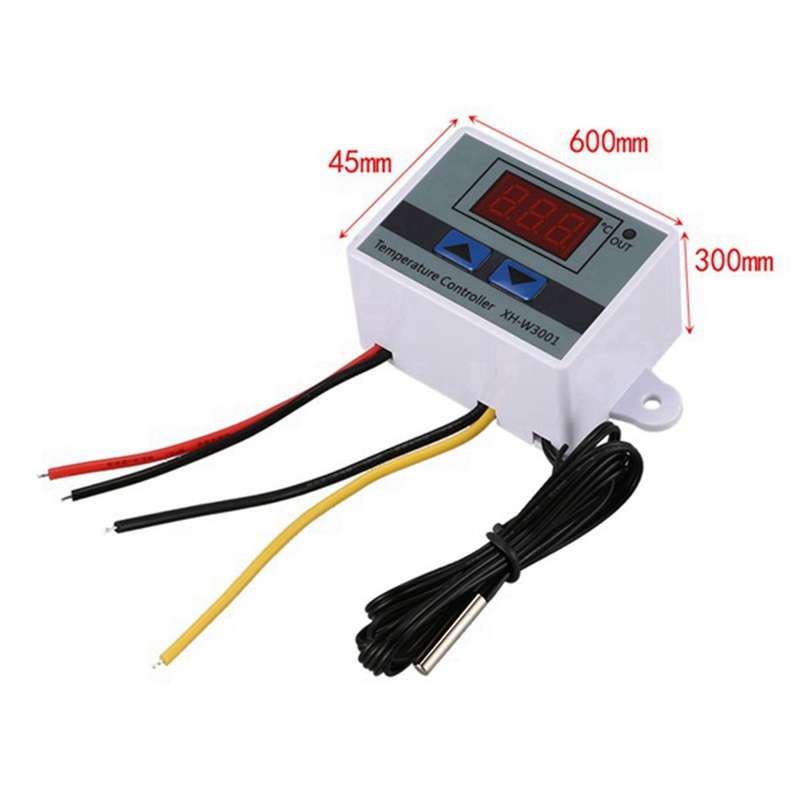 10pcs Ac Digital Led Temperature Controller for Incubator Ntc Sensor