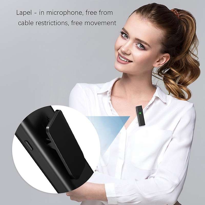 Type-c Wireless Lavalier Microphone for Youtube Facebook Live Vlogger