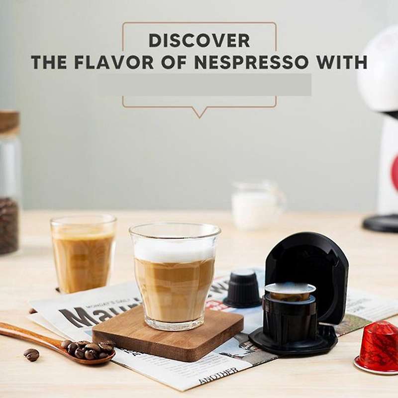 2pcs Coffee Capsule Adapter for Genio S Piccoloxs Edg466 Mini Me Kp7