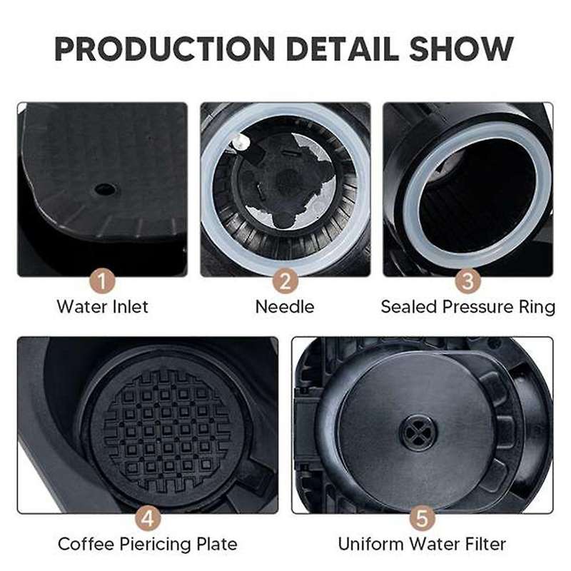 2pcs Coffee Capsule Adapter for Genio S Piccoloxs Edg466 Mini Me Kp7