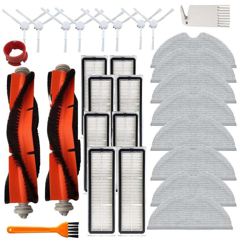 29pcs Hepa Filter Main Brush Mop Cloth Replacement Kits