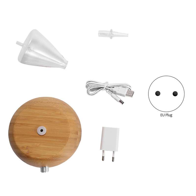 Glass Reservoir Nebulizing Pure Oil Aromatherapy Diffuser,eu Plug