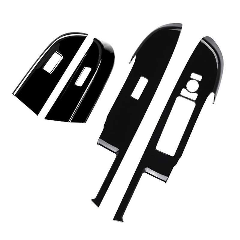 Car Glossy Black Window Button Switch Cover for Toyota Raize 2021