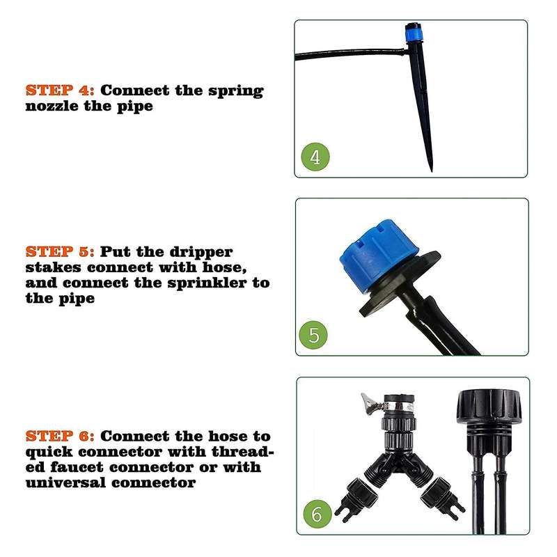 Drip Irrigation Kit,garden Adjustable Automatic Irrigation Equipment