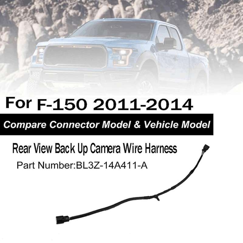 Rear View Back Up Camera Wire Harness for Ford F-150 2011-2014