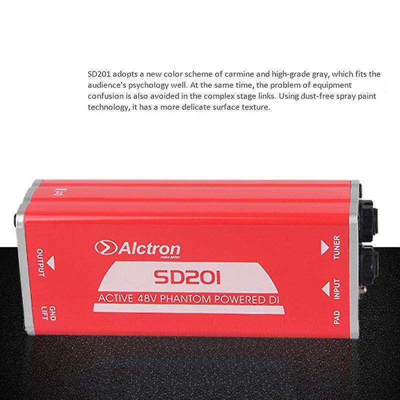 Alctron Sd201 Active Di Box Impedance Transformation