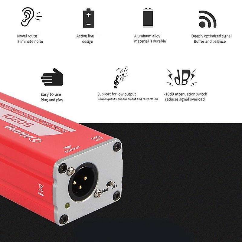 Alctron Sd201 Active Di Box Impedance Transformation