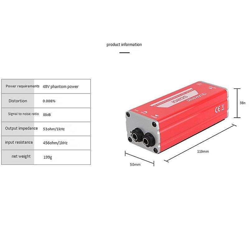Alctron Sd201 Active Di Box Impedance Transformation