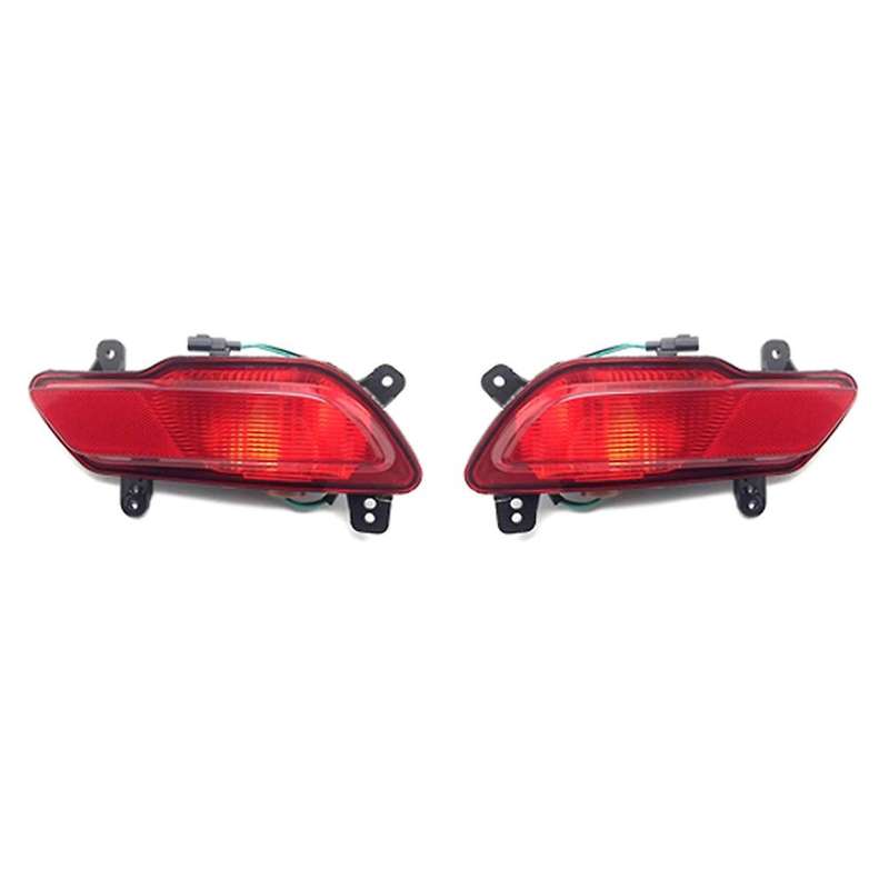 1 Pair Rear Bumper Fog Light Parking Taillights for Changan Cs35 2017