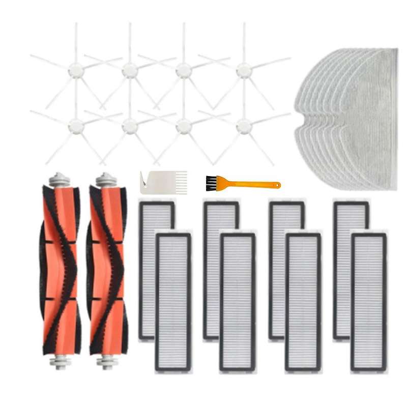 For Dreame D9 Robot Hepa Filter Main Brush Side Brush Mop Cloth Rags