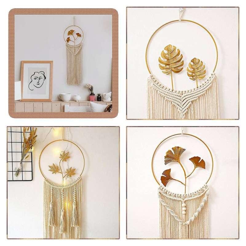 3pcs Macrame Dream Catcher, Home Decor Wall Hanging Decor Craft Gift