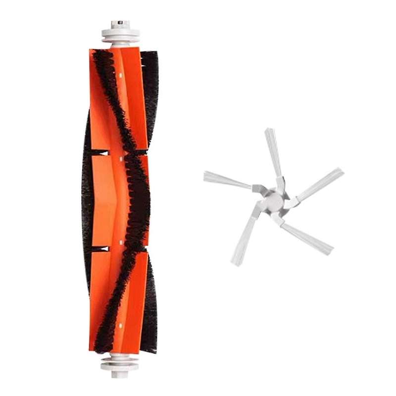 2pcs Main Brush Side Brush for Xiaomi Dreame W10 Robot Vacuum Cleaner