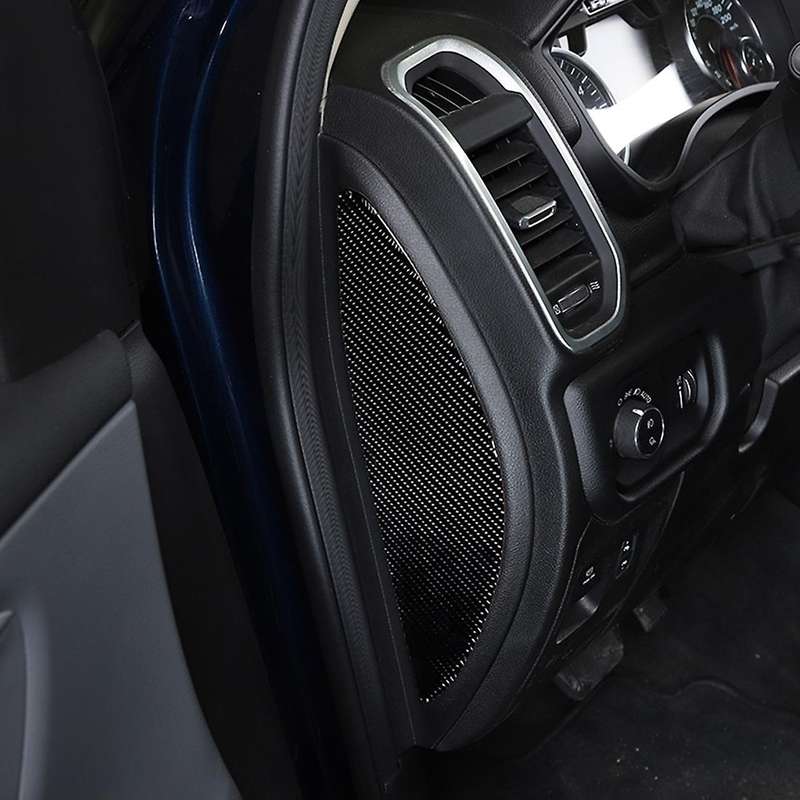 Car Inner Door Cushion Panel for Dodge Ram 2018-2022,carbon Fiber