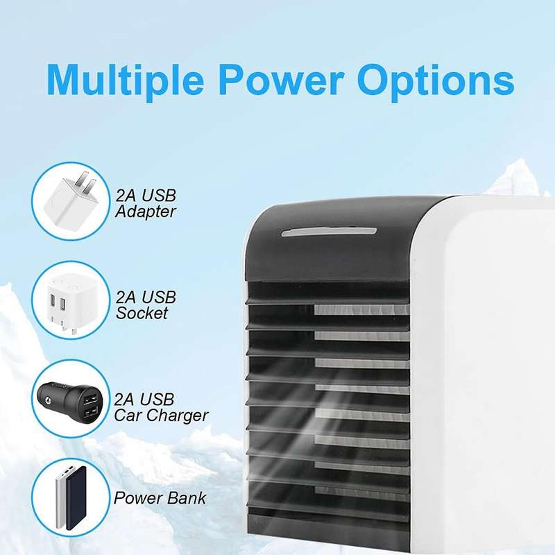 Portable Air Conditioner,mini Personal Evaporative Air Cooler Desk