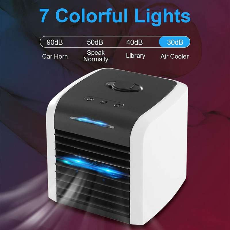 Portable Air Conditioner,mini Personal Evaporative Air Cooler Desk