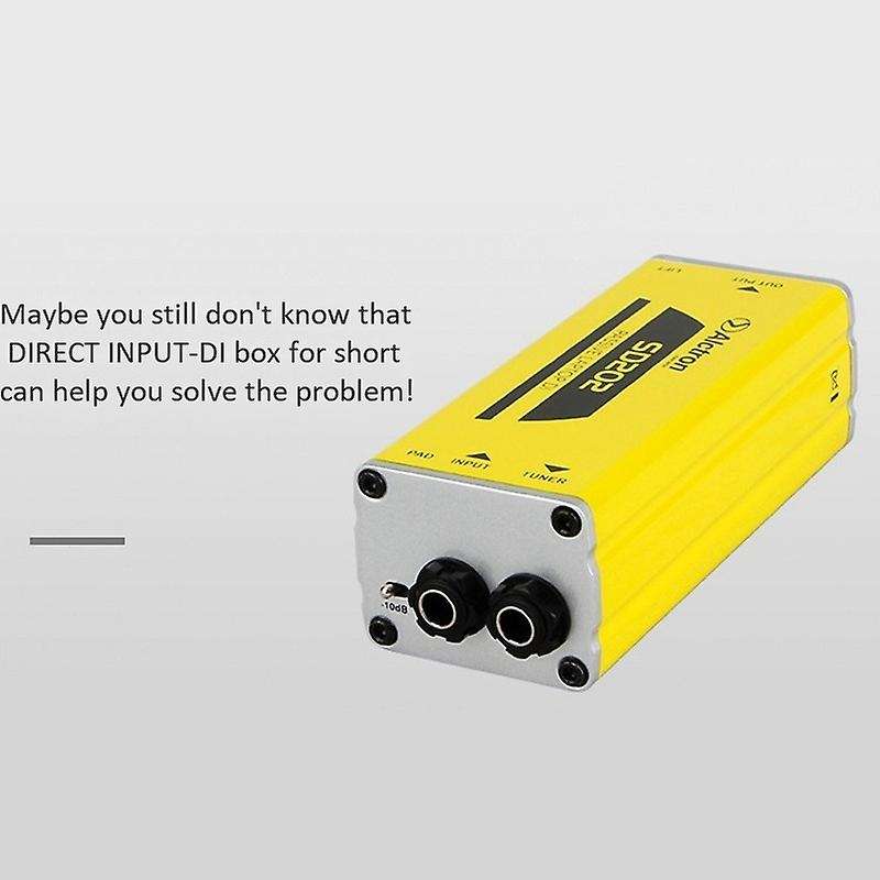 Alctron Sd202 Passive Di Box Impedance Conversion