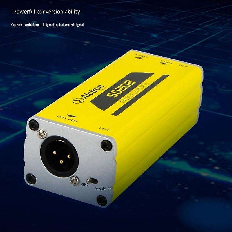 Alctron Sd202 Passive Di Box Impedance Conversion