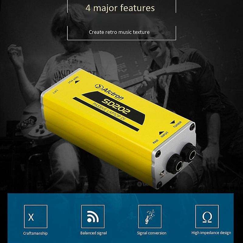 Alctron Sd202 Passive Di Box Impedance Conversion