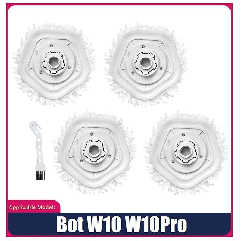 4sets for Dreame Bot W10 W10pro Detachable Bracket Mop