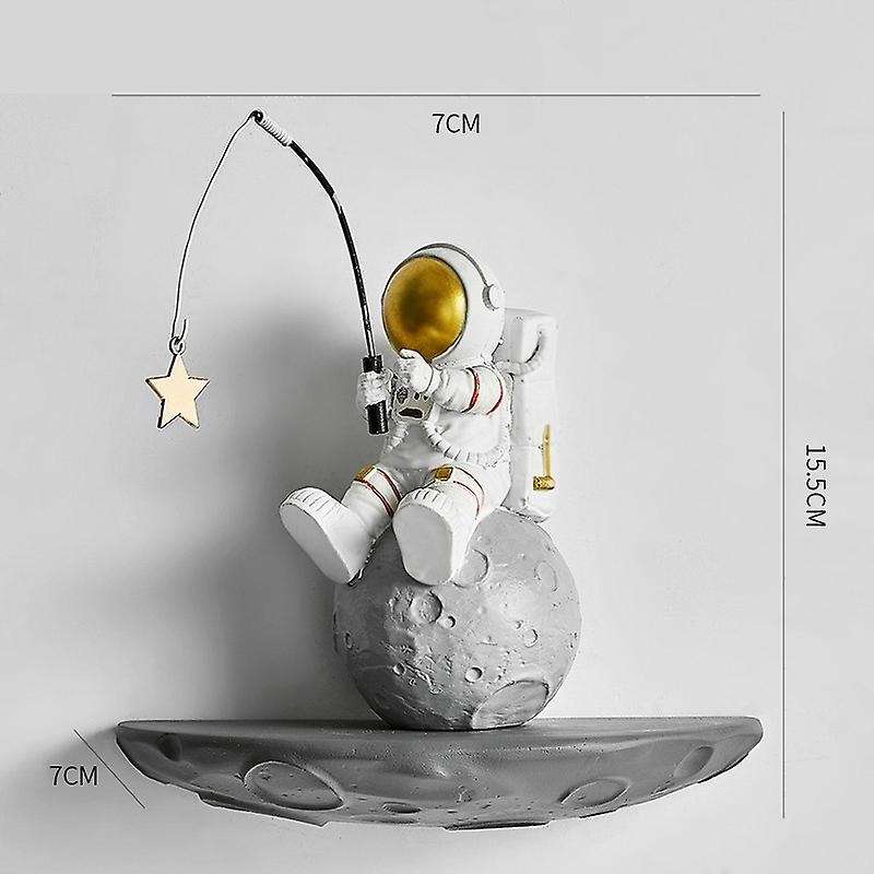 Nordic Wall Decoration Astronaut Resin Wall Shelves Astronaut A
