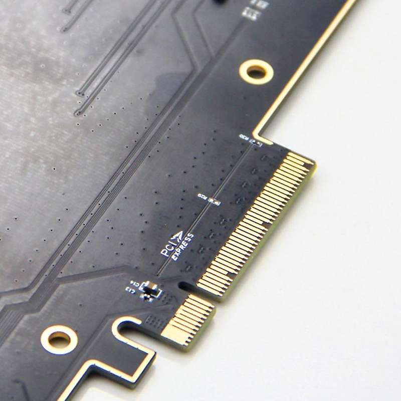 Pcie Riser Card to U.2 M.2 Nvme Ssd for Btc Miner Add On Card Mining
