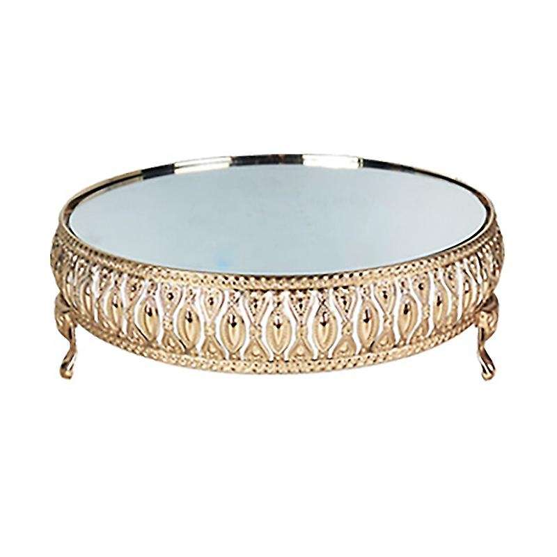Gold Crystal Metal Wedding Cake Stand Set Party Tray Cake Holder S