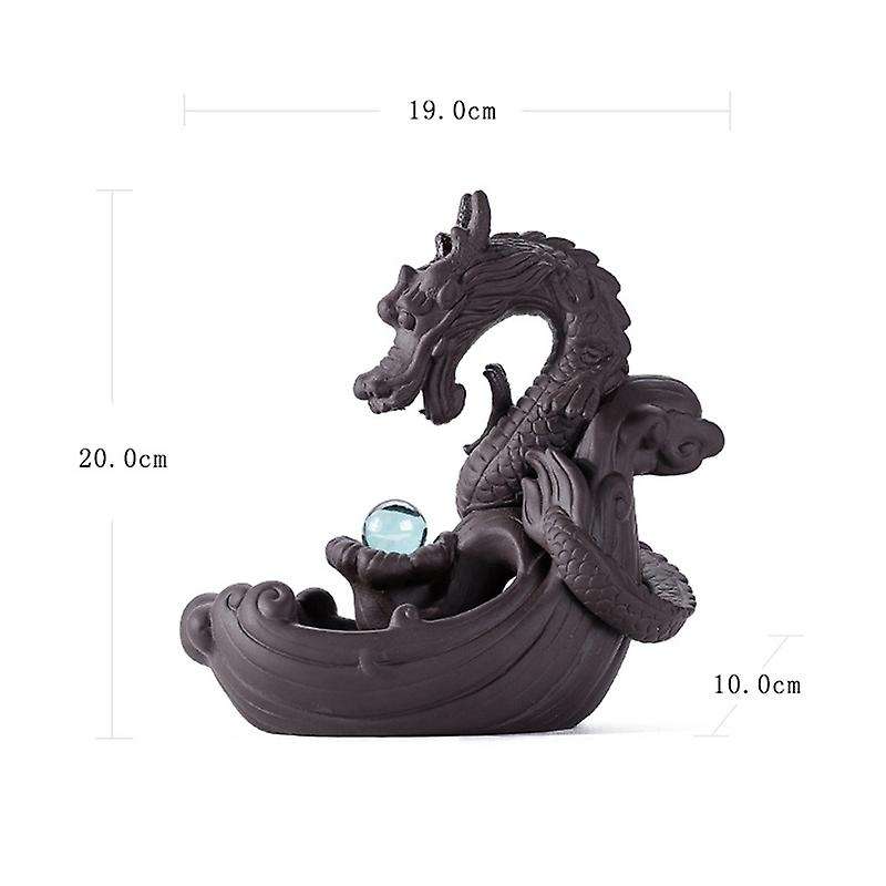 Incense Holder, Handmade Backflow Incense Holder, Ceramic Waterfall