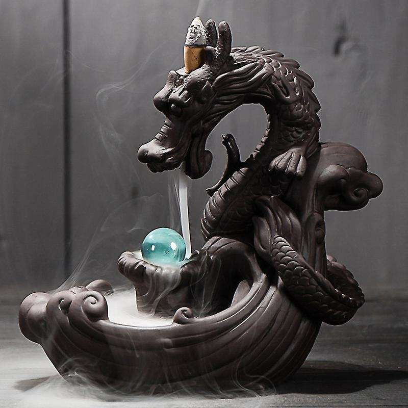 Incense Holder, Handmade Backflow Incense Holder, Ceramic Waterfall