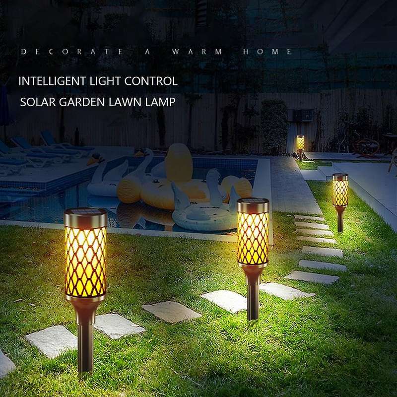 Solar Path Lights Outdoor Led Wireless Waterproof for Patio Yard 4pcs